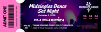 Midsingles Conference Dance EARLY BIRD $10 (+ $1 Credit Card Transaction Fee)